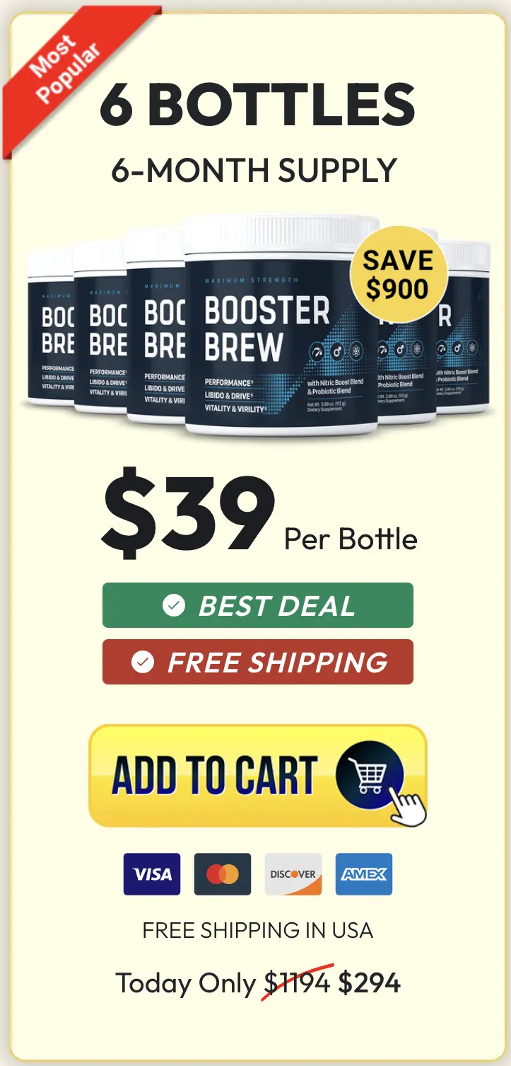 Booster Brew 6 bottles